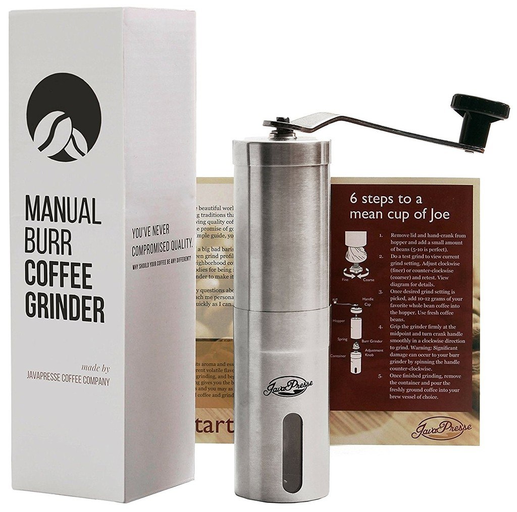 JavaPresse Manual Burr Coffee Grinder